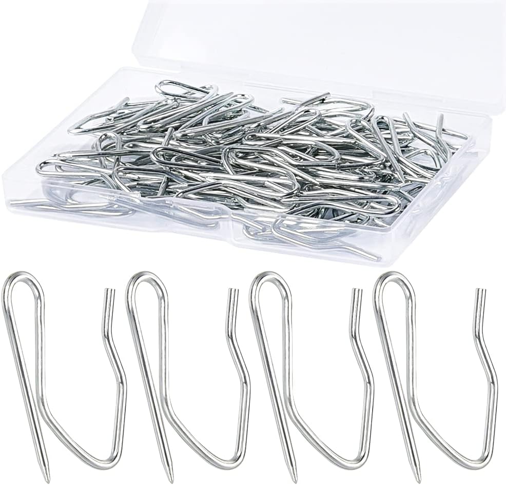 Sopito 58pcs Metal Curtain Hooks - Securely Hang Your Curtains