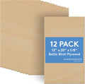 3 mm Baltic Birch Plywood 1/8 x 12 x 20 in - Durable Craft Sheets