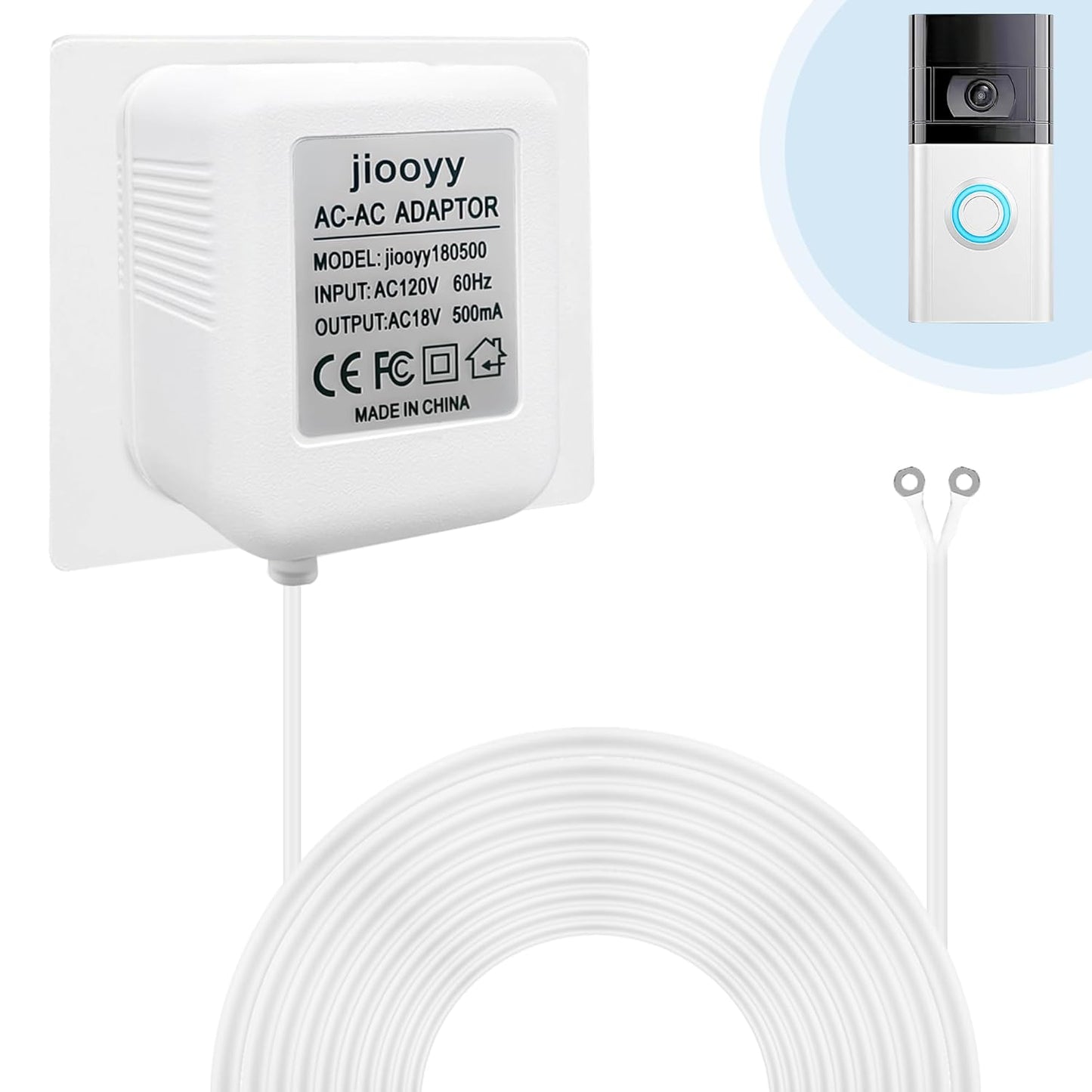 Ring & Nest Compatible Power Adapter