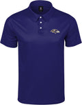 NFL Men's Team Color Primary Logo Performance Polo - Ravens