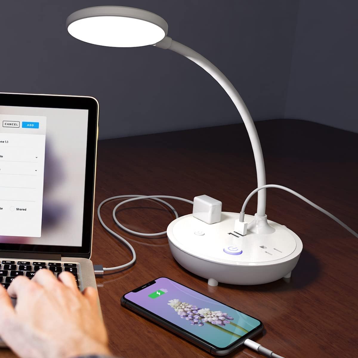 Bodun LED Desk Lamp: Eye-Caring Brightness