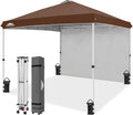 EAGLE PEAK Pop Up Canopy Tent with Sidewall for Outdoor Events