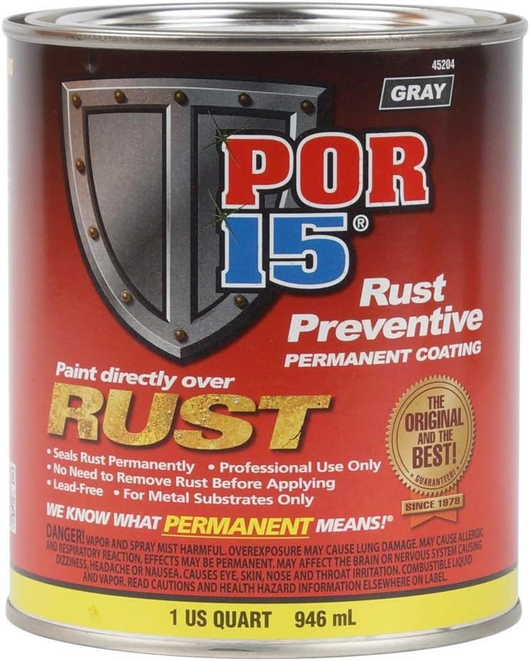 POR-15 Rust Preventive Coating for Permanent Rust Protection