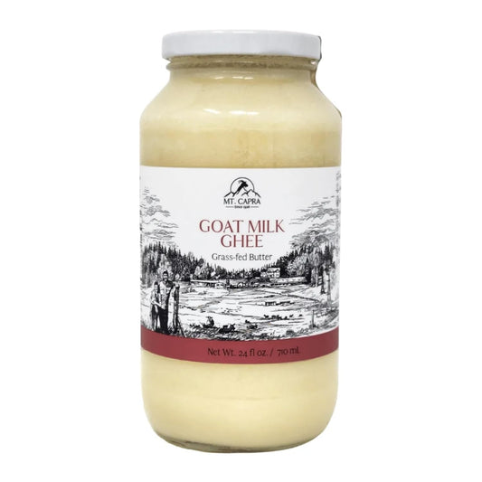 Mt. Capra Goat Milk Ghee - Grass-Fed Clarified Butter for Diets