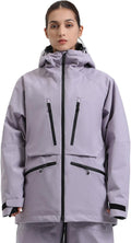 Mens Snowboard Jacket - Waterproof Insulated Hooded Ski Coat