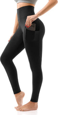 High Waisted Leggings with Pockets Women - Tummy Control Comfort