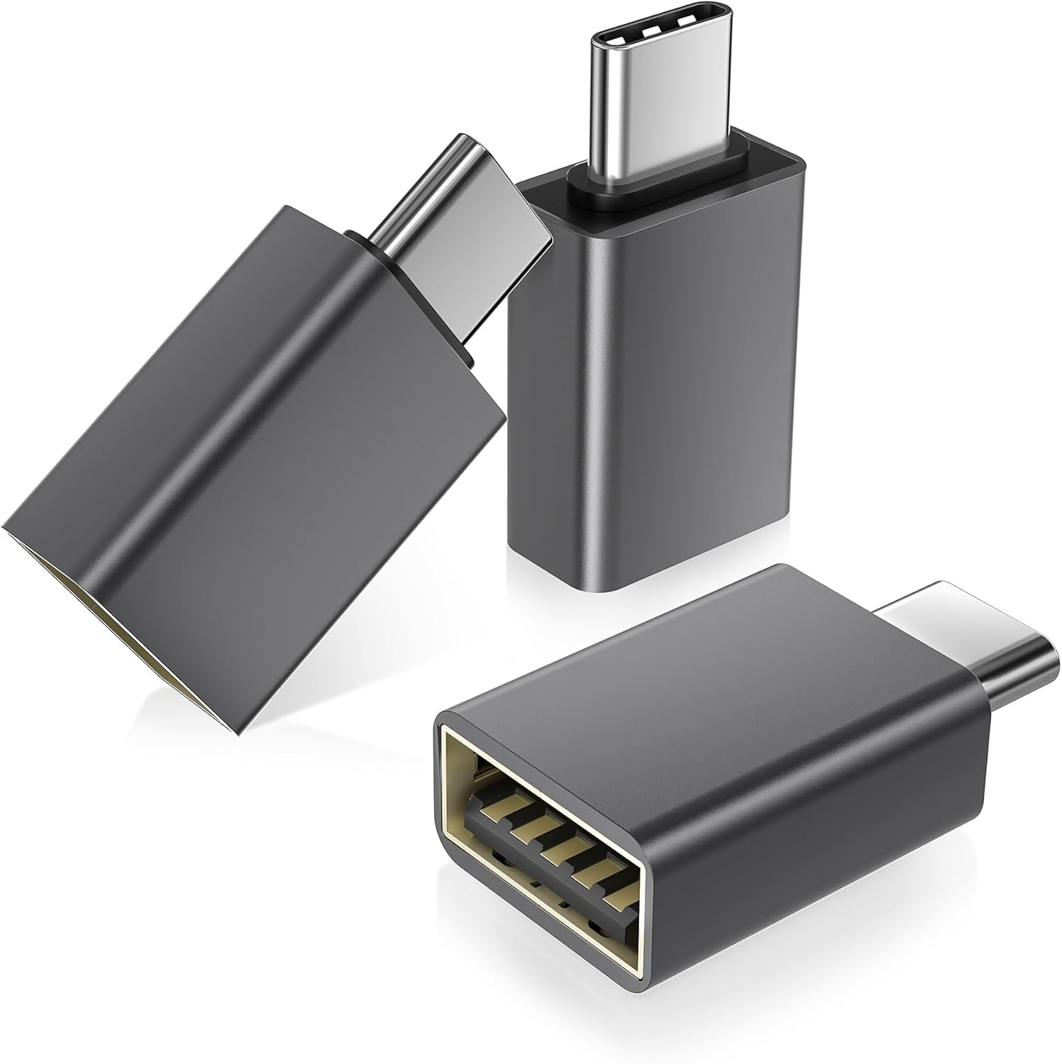Basesailor USB C to USB Adapter 3 Pack - Fast Data Transfer