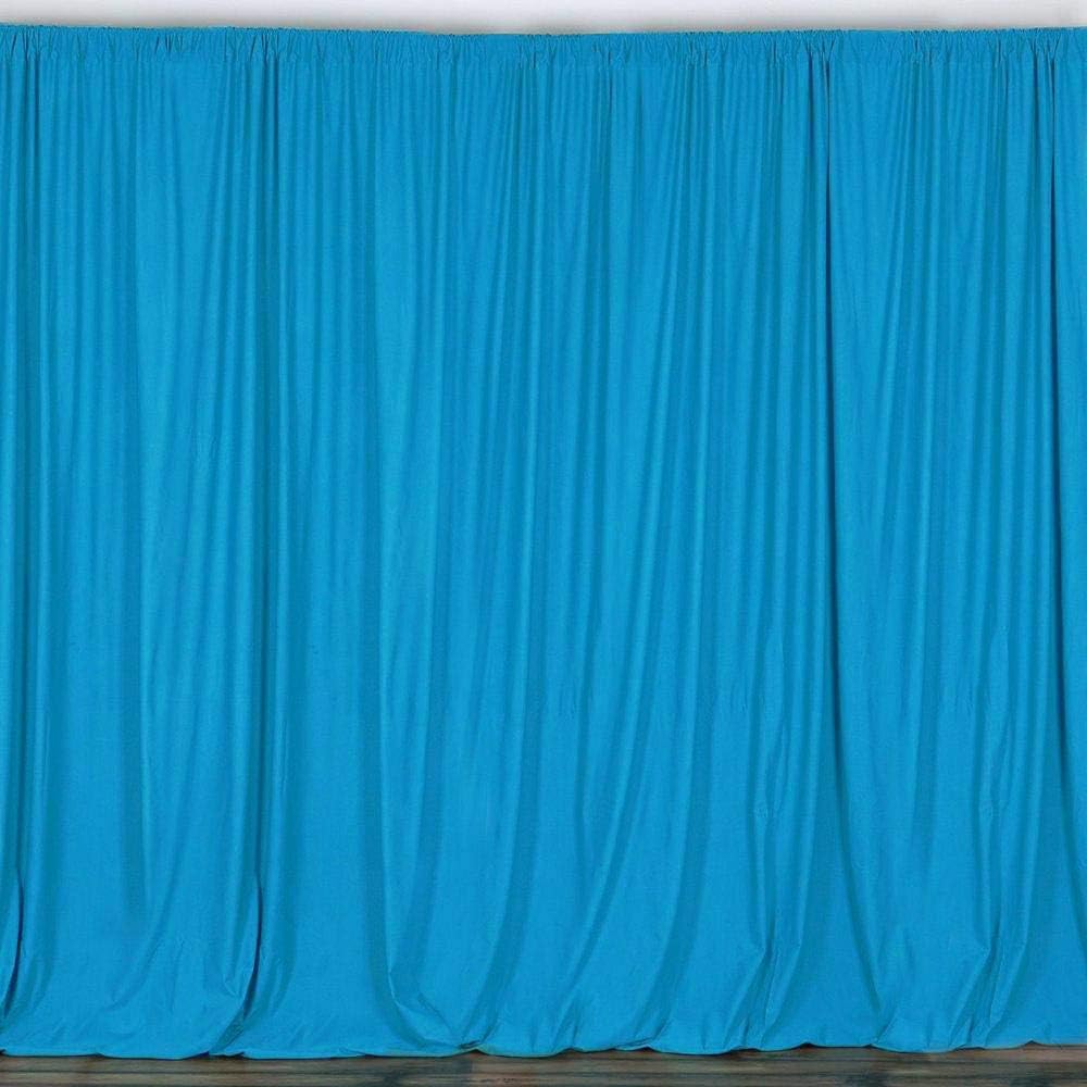 lovemyfabric 100% Polyester Window Curtain Set of 2