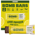 Lemon Poppyseed Blender Bomb Bar - Superfood Snack for Satiety