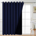 Yakamok 100% Blackout Sliding Door Curtains for Privacy