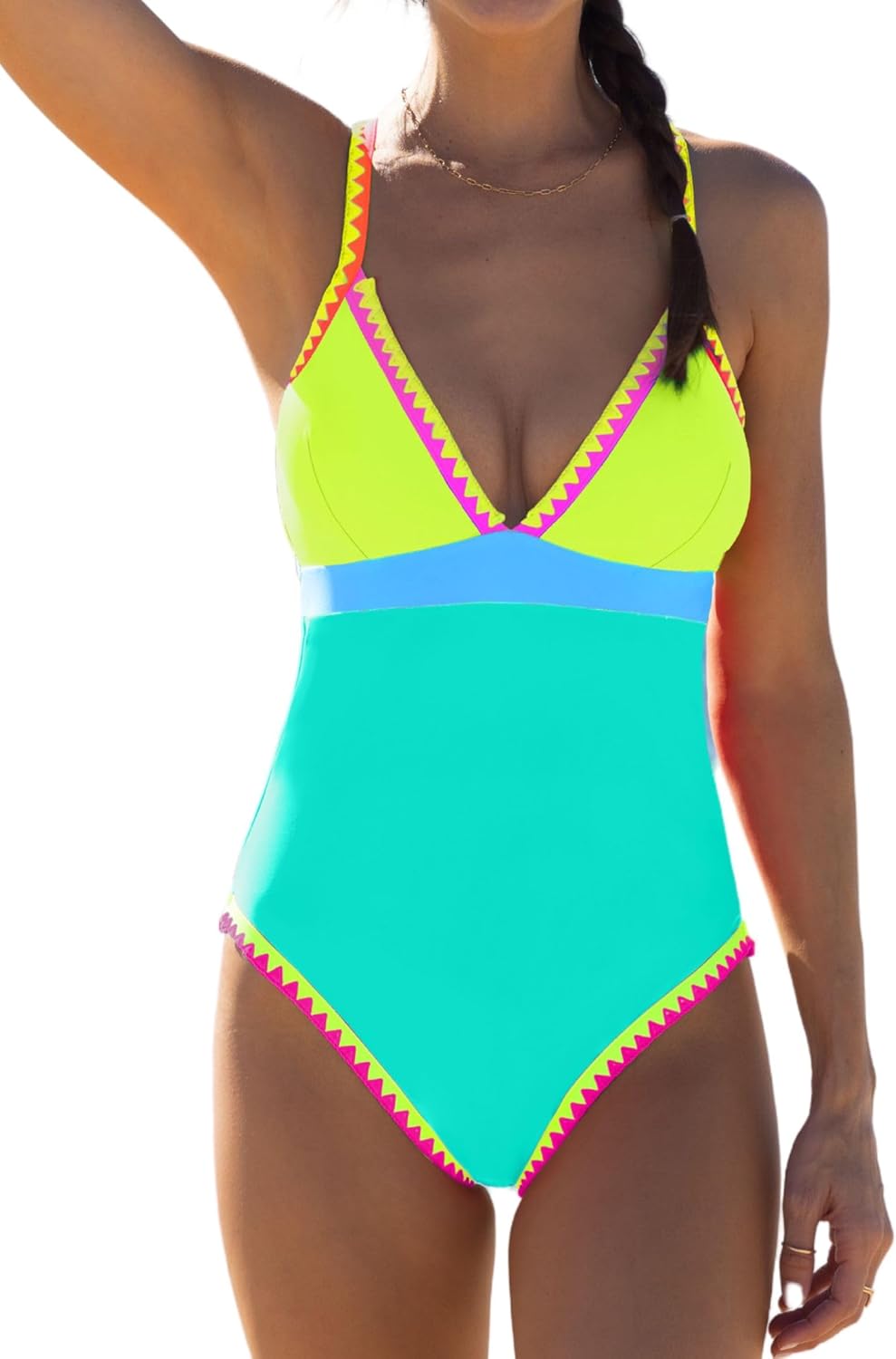 Popvil One Piece Swimsuit 2025 Tummy Control for Women