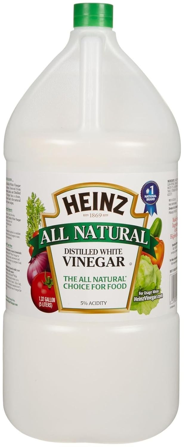 Heinz White Vinegar Distilled 1.32 Gallons for Cooking and Cleaning
