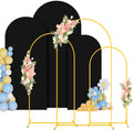 Metal Arch Stand and Cover Set 7.2FT, 6.6FT, 6FT - Wedding Backdrop