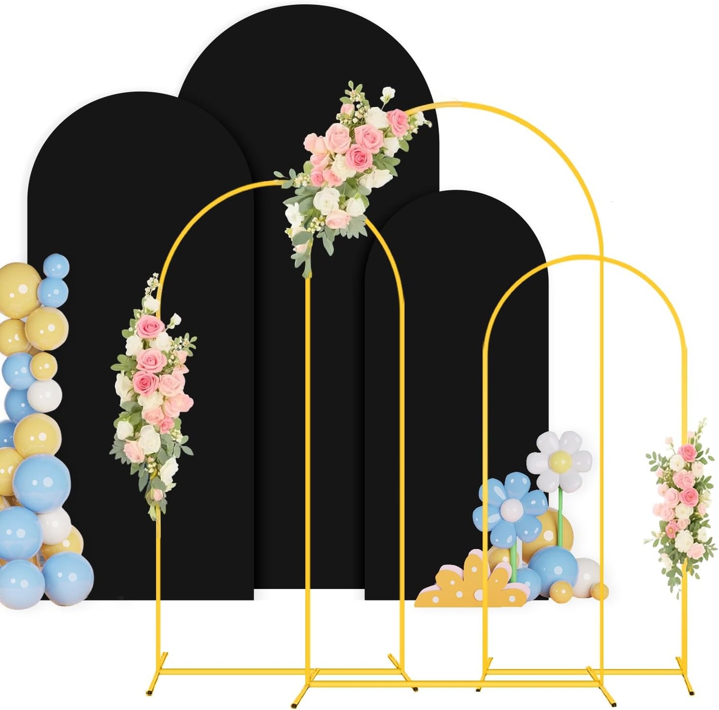 Metal Arch Stand and Cover Set for Elegant Wedding Decor