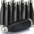 MEWAY 17oz Sport Water Bottle 8 Pack - Insulated, Leak-Proof Value