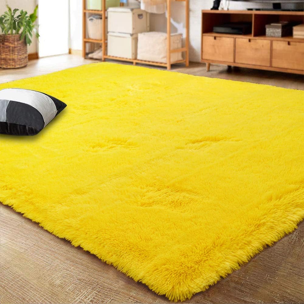 LOCHAS Ultra Soft Indoor Modern Area Rugs for Cozy Living Rooms