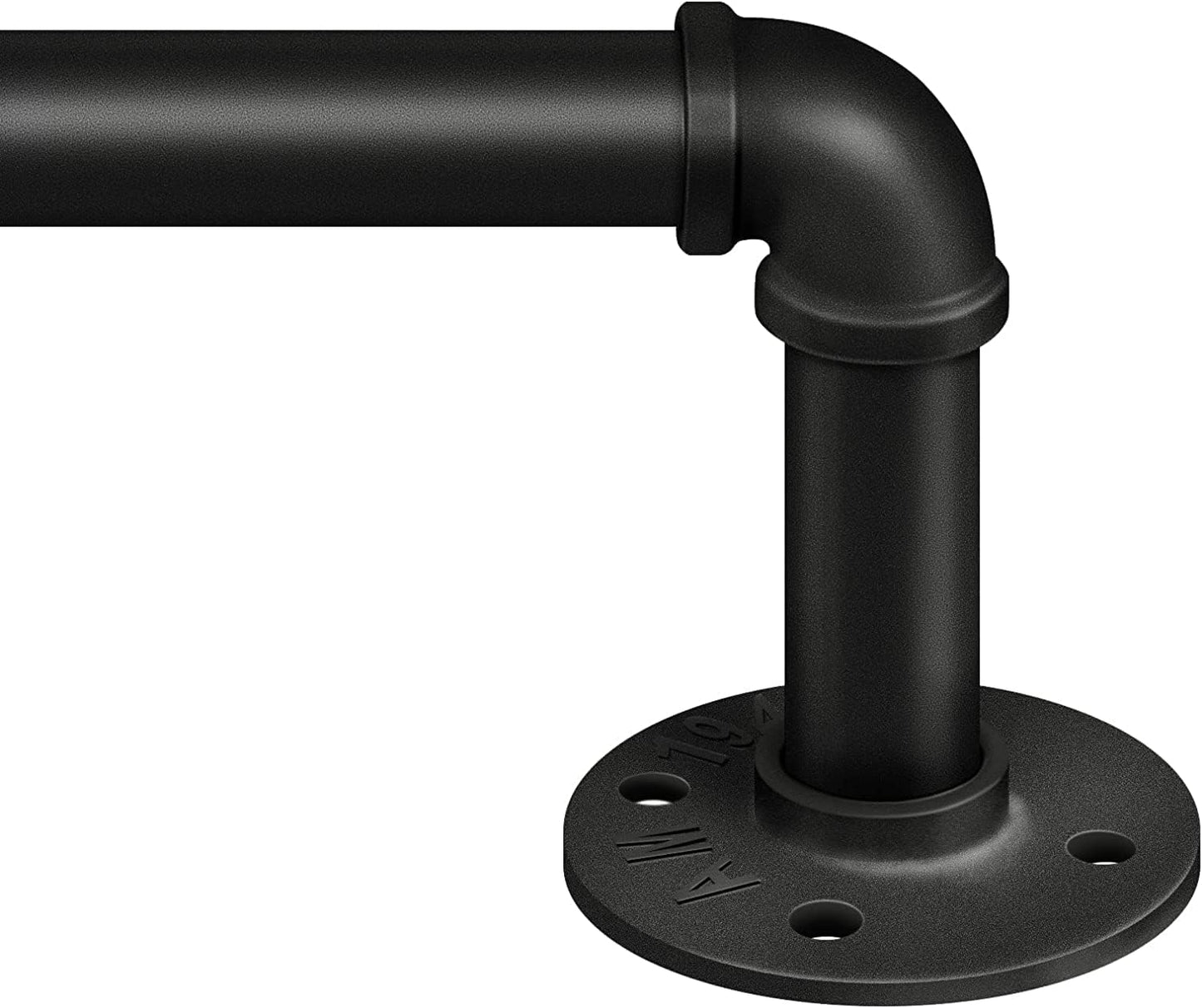 Adjustable 66-120 Black Curtain Rod - Enhance Your Space!