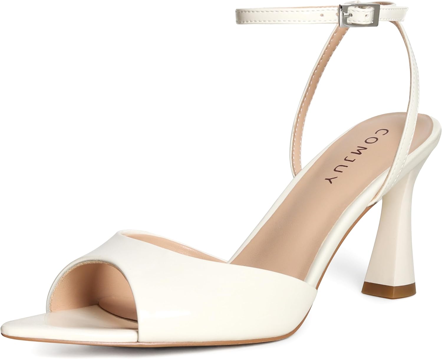 Womens High Heels Sandals Peep Toe with Ankle Strap for Elegance