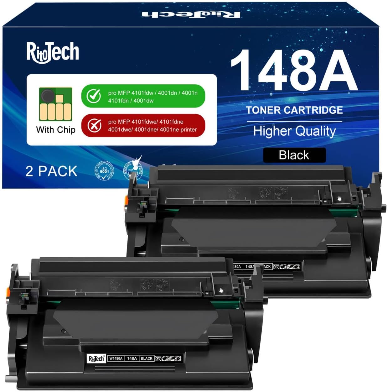148A Black Toner Cartridges for HP Laserjet Pro Printers