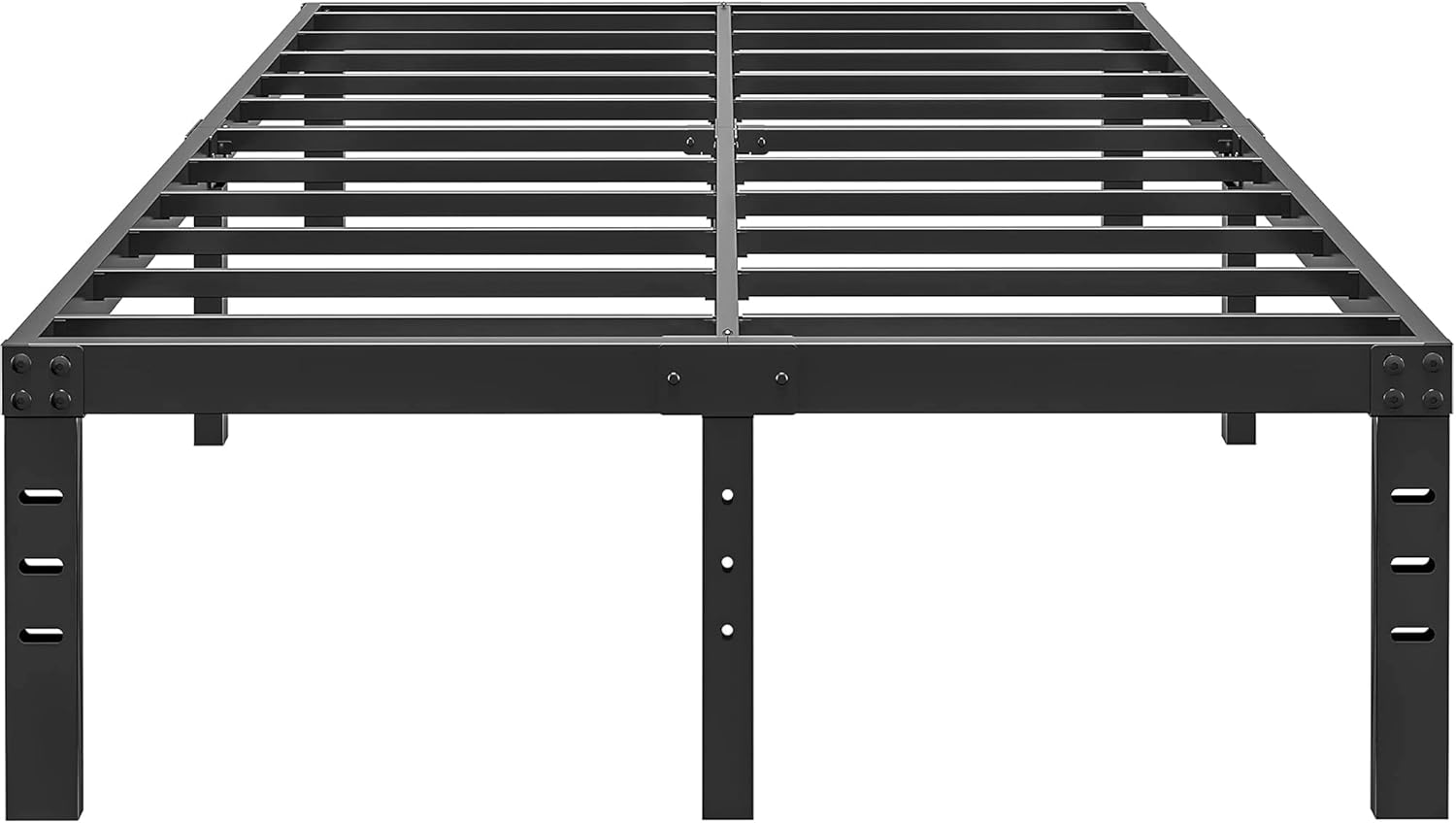 14 Inch Metal King Size Bed Frame - Easy Assembly and Storage