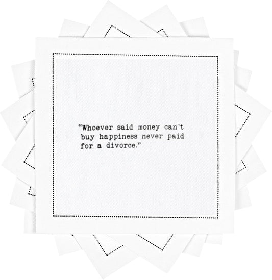 FIVE STAR NAPKINS Elegant Disposable Cocktail Napkins for Events