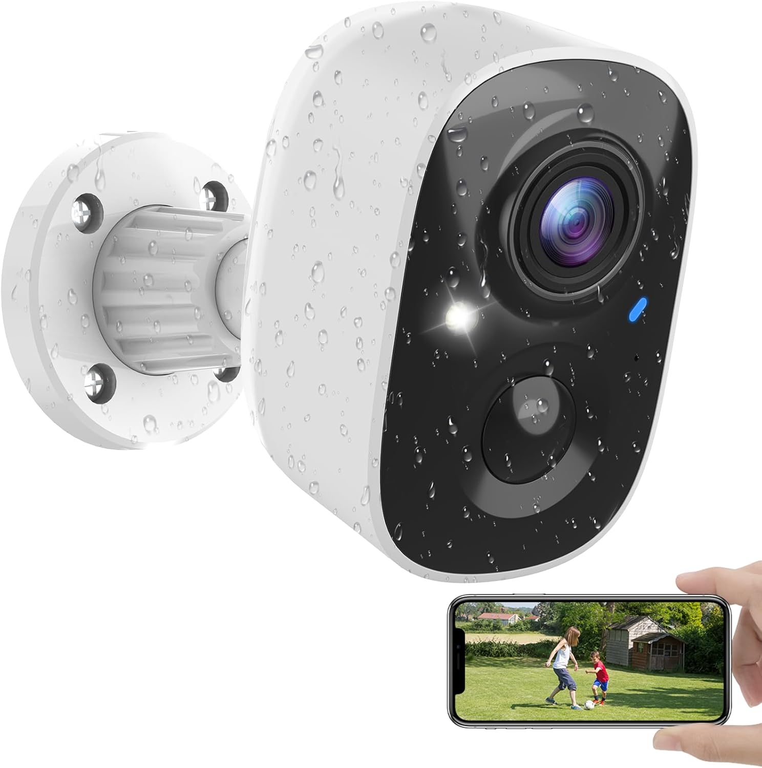 MaxiViz Outdoor Wireless Camera: 2K Night Vision