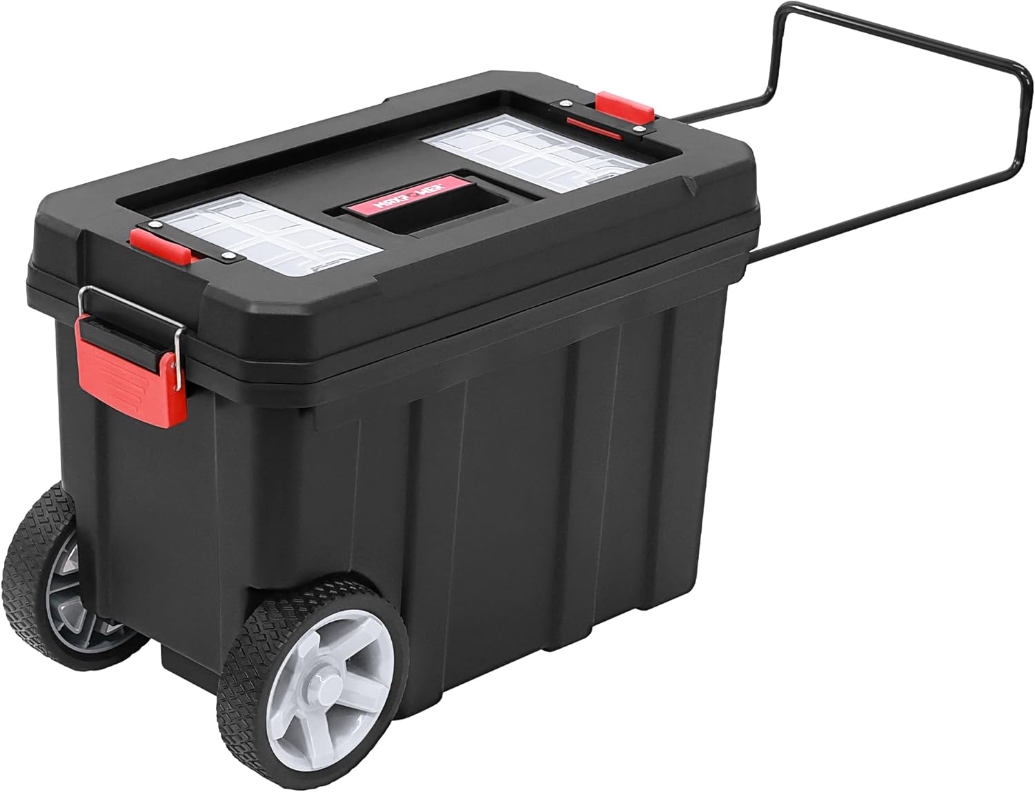 MAXPOWER Rolling Tool Box with Wheel for Easy Transport