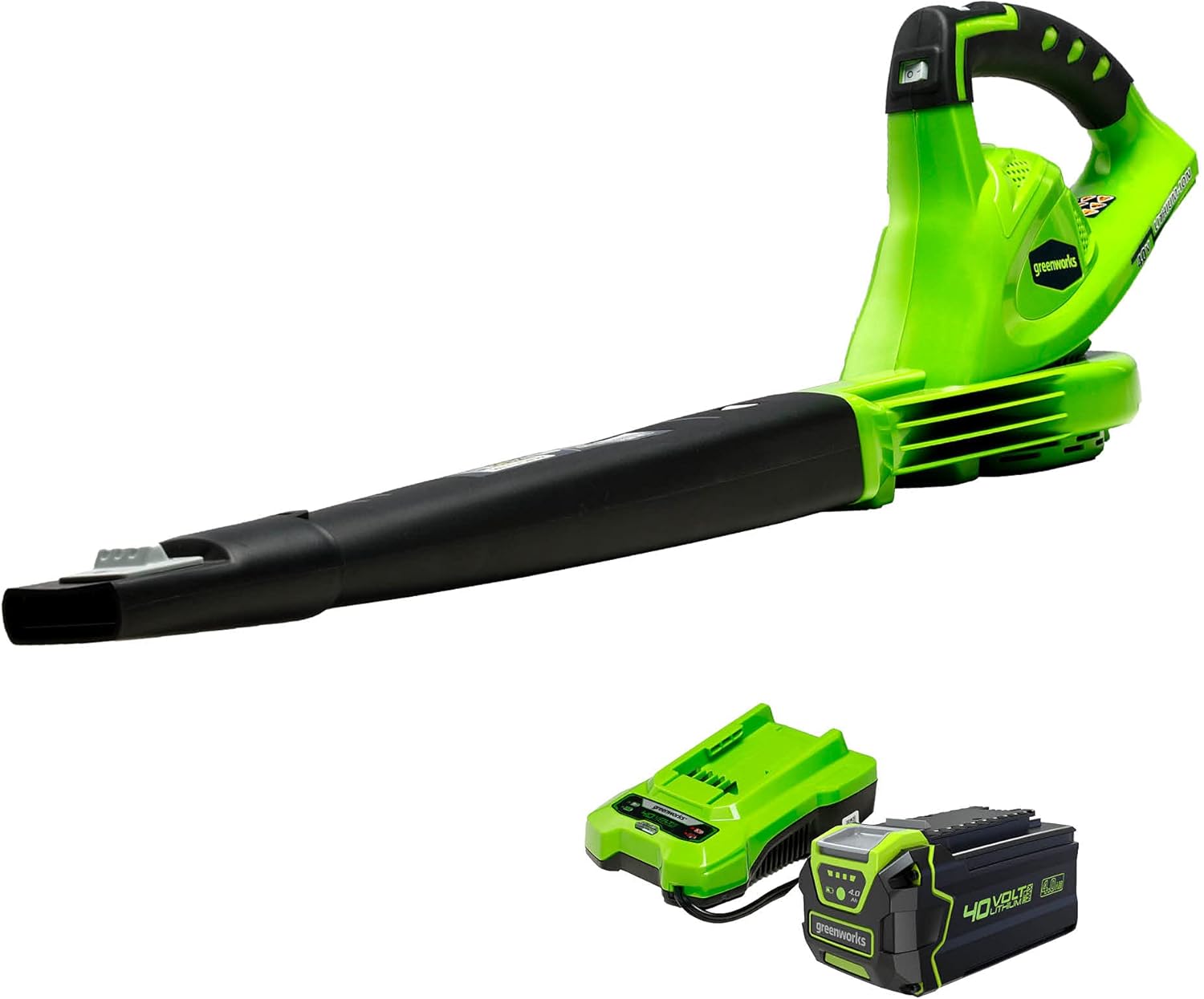 Greenworks 40V Cordless Leaf Blower for Powerful Performance