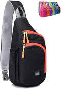 Peicees Small Sling Backpack Waterproof Unisex Crossbody - Lightweight