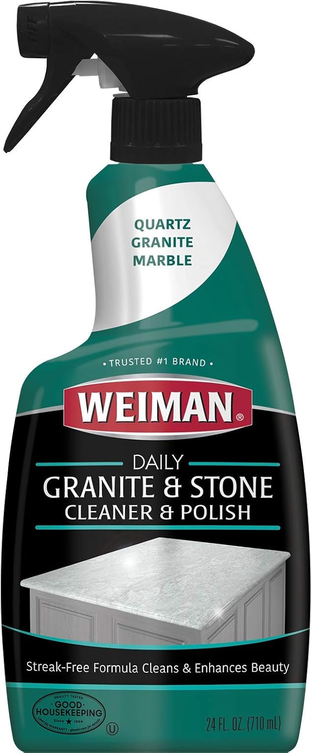 Weiman Granite Cleaner and Polish for Natural Stone Surfaces