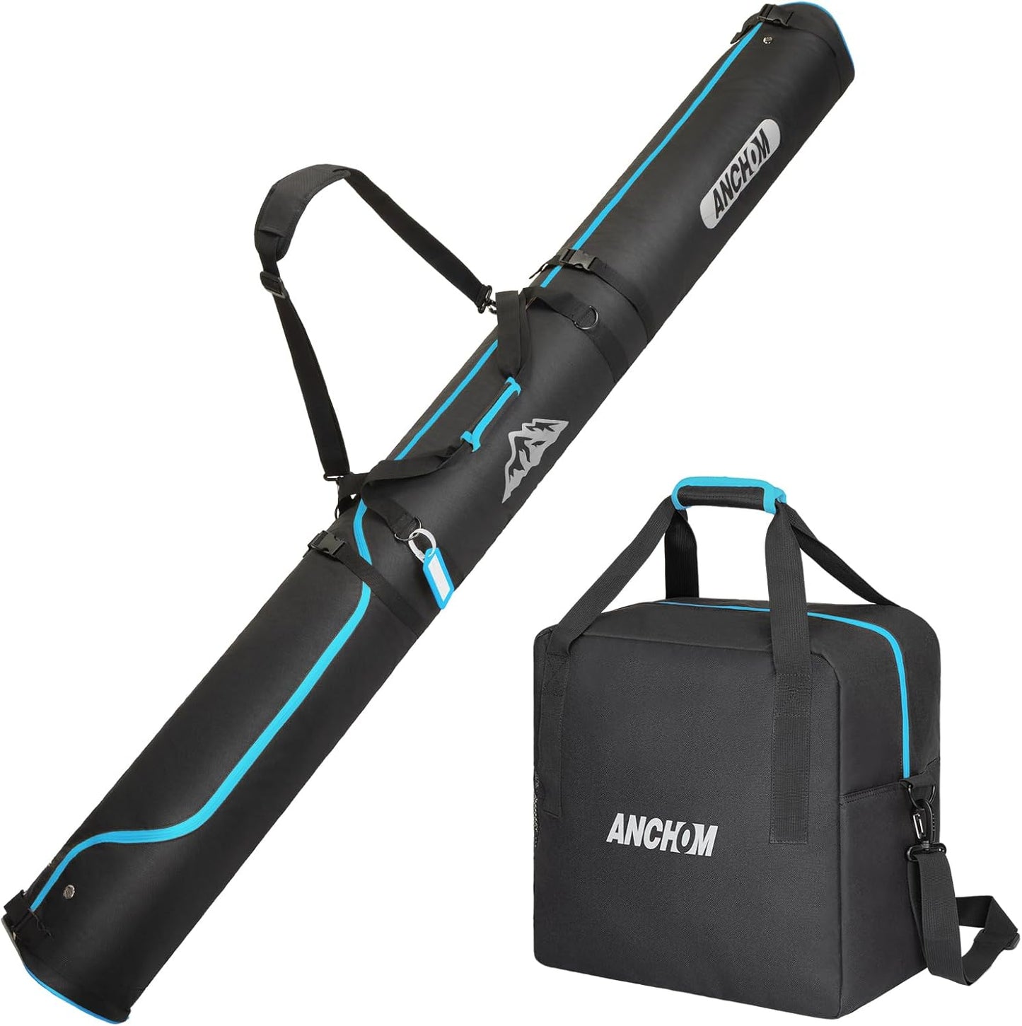 Padded Ski Bag Combo: Fits Skis up to 200cm!