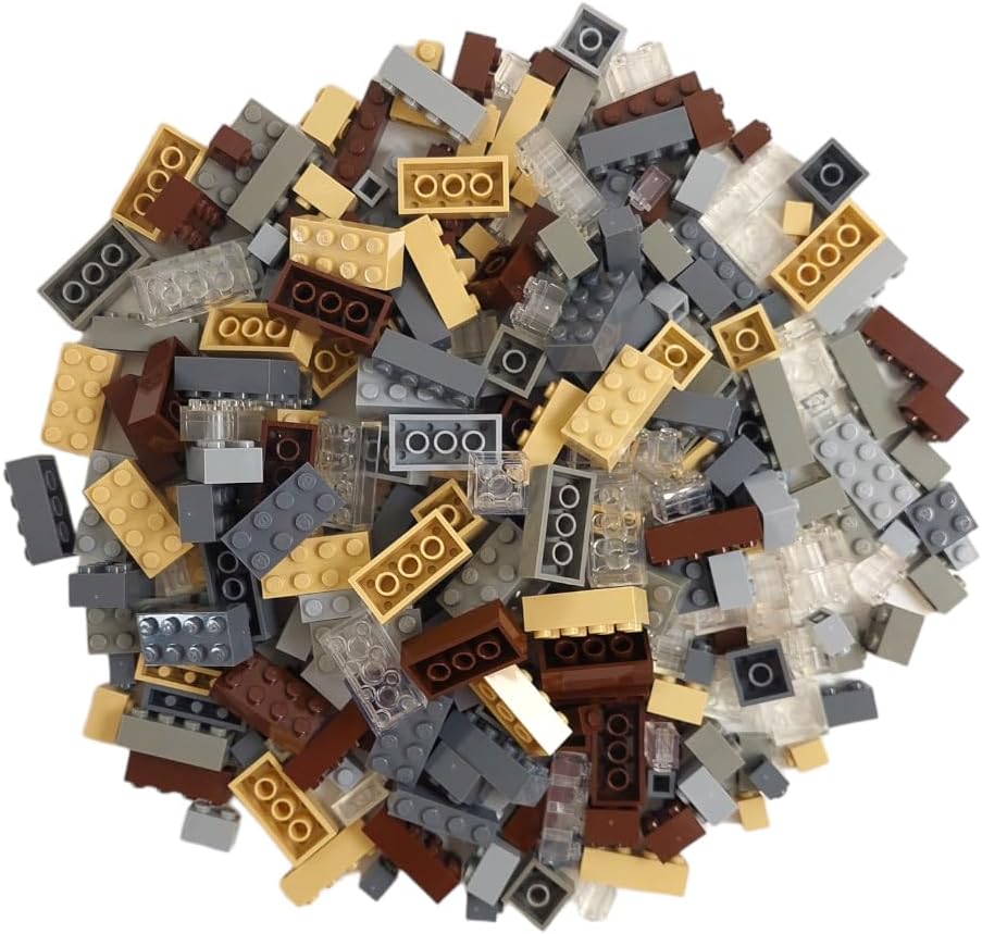 300-Piece Assorted Color Building Bricks Set - Compatible and Fun!
