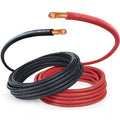 TEMCo 3/0 Gauge AWG 10 Ft Black and Red Flexible Welding Cable