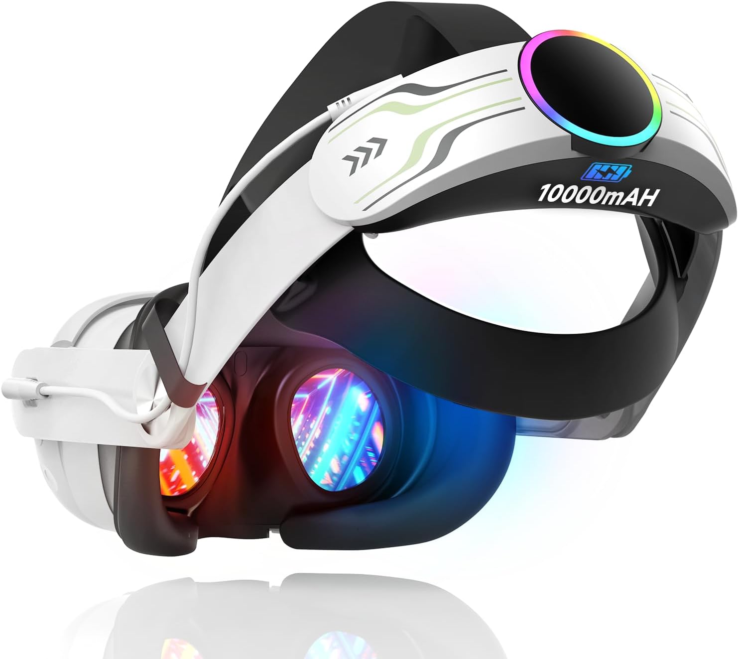 RGB Head Strap with Battery for Extended Playtime in VR