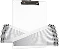 Plastic Clipboards Set of 30 A4 Clear Clipboards - Classroom Ready