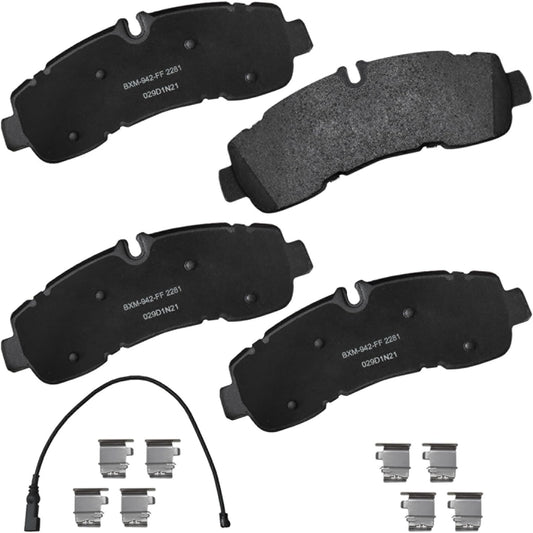 Bendix Premium SBM2281 Semi-Metallic Brake Pads for Ford Transit