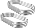 Land Guard Galvanized Steel Raised Garden Bed 2-Pack - Durable 841 ft