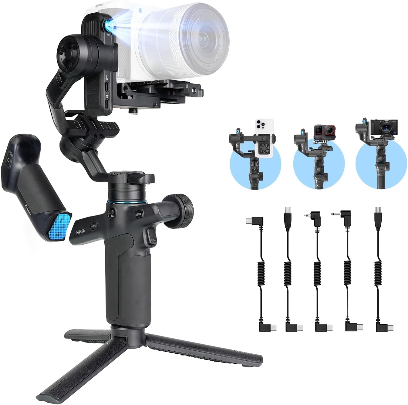 FeiyuTech SCORP Mini-3 PRO Gimbal Stabilizer with AI Tracking