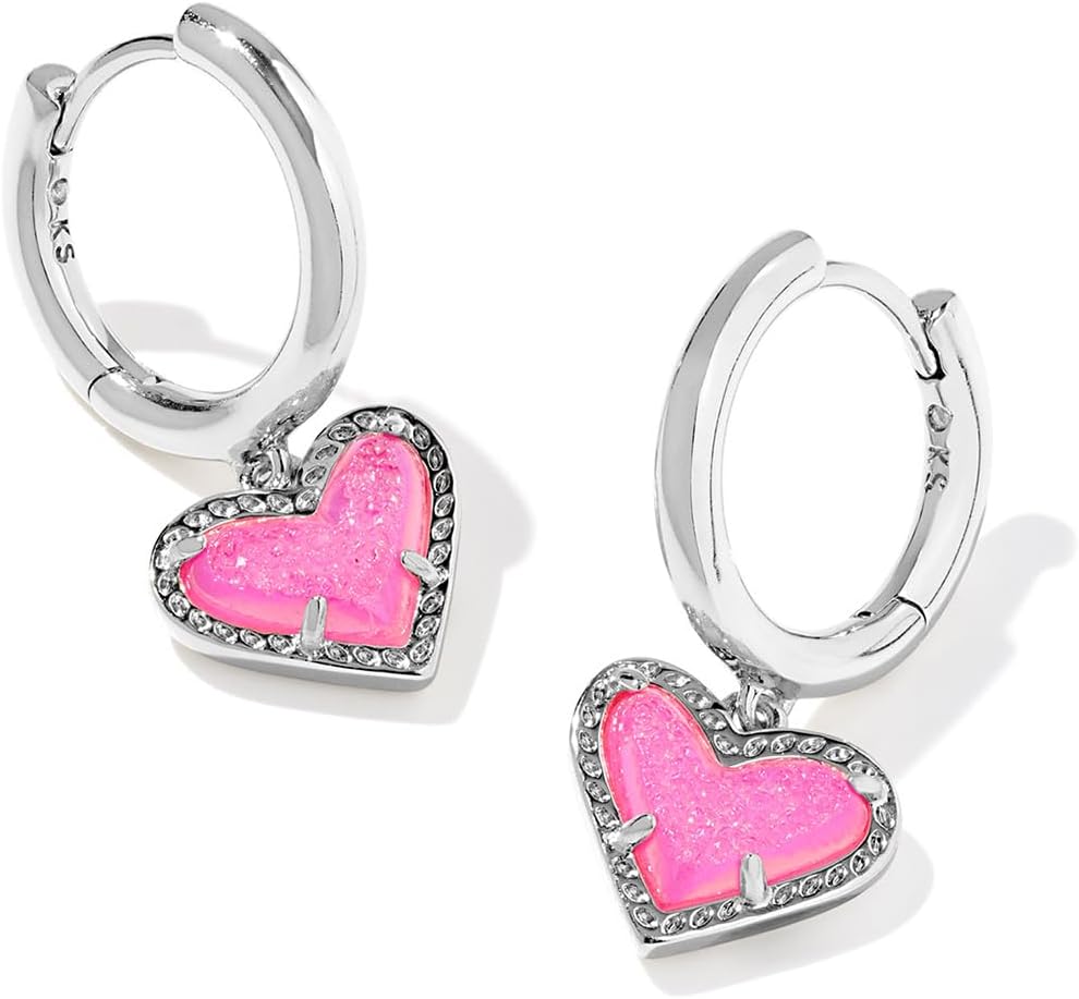 Ari Heart Huggie Earrings for Women - Fashion Jewelry Delight