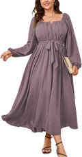 Elegant Plus Size Maxi Dress for Wedding Guests and Parties