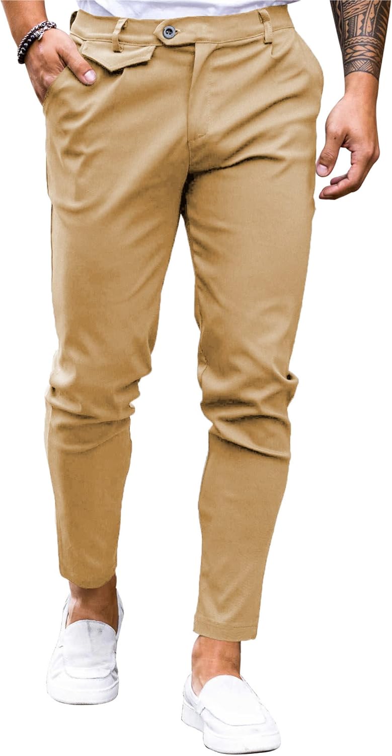 Mens Chinos Slim Fit Pants for Comfort and Style in Any Season