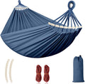 Outerman Portable Hammock: Strong Canvas, Anti Roll Beam, Tree Straps