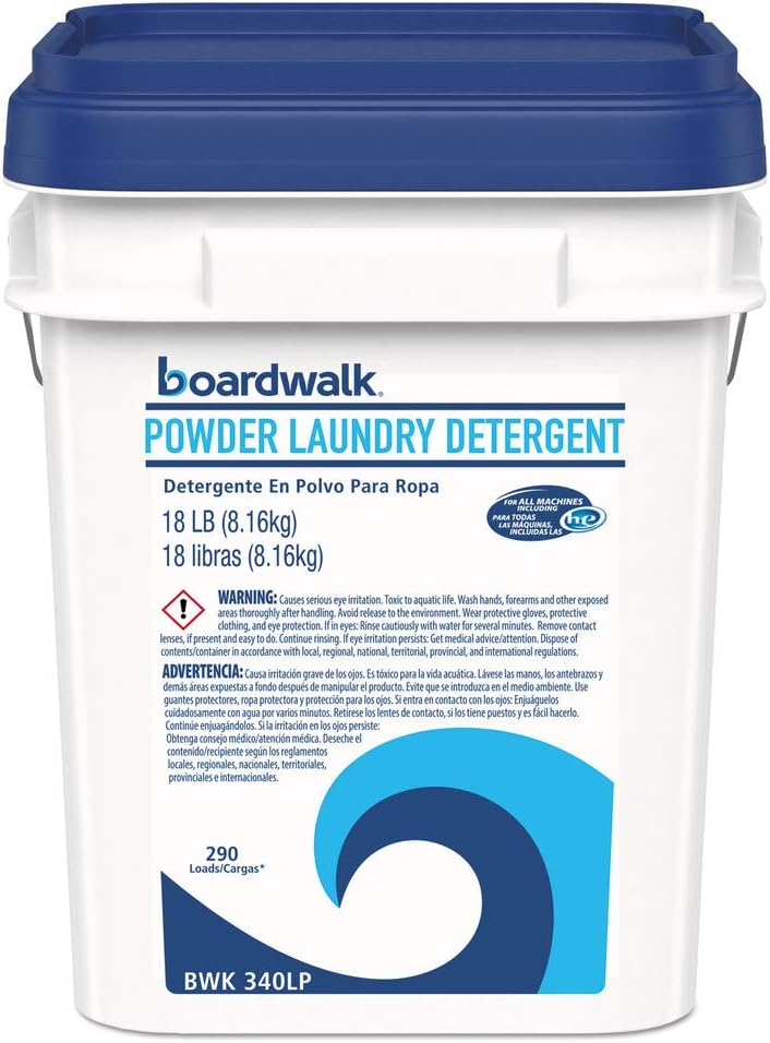 Boardwalk 18 lbs. Low Foam Laundry Detergent - Crisp Clean Scent