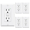 GFCI Outlet 15 Amp Self-Test Receptacle - Fast 0.025s Protection