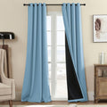 100% Blackout Curtains 84 in Panels - Full Light & Thermal Block