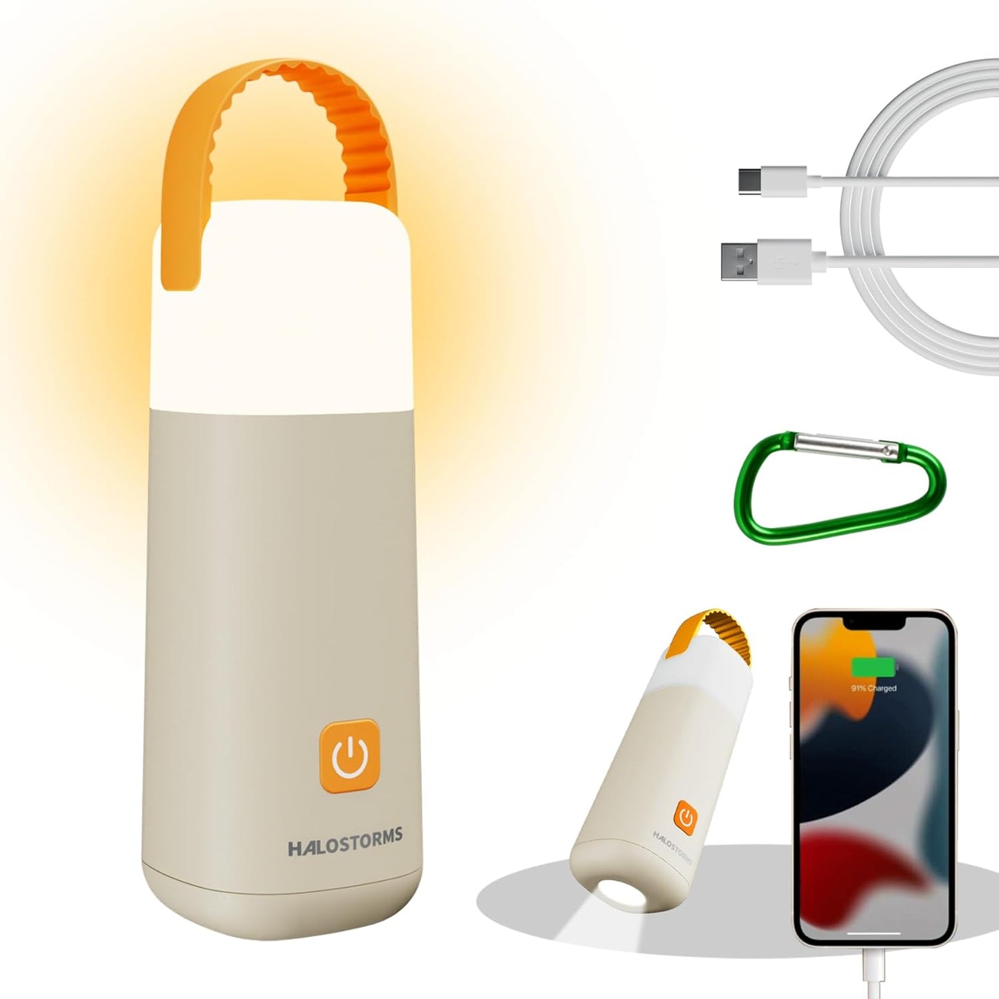 Long-Lasting Rechargeable Lantern - Halostorms
