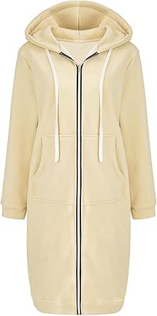 Ablanczoom Casual Full Zip Up Hoodie for Women - Comfortable Style