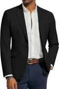 Men's Lightweight One Button Sport Coat Blazer - Breathable Casual