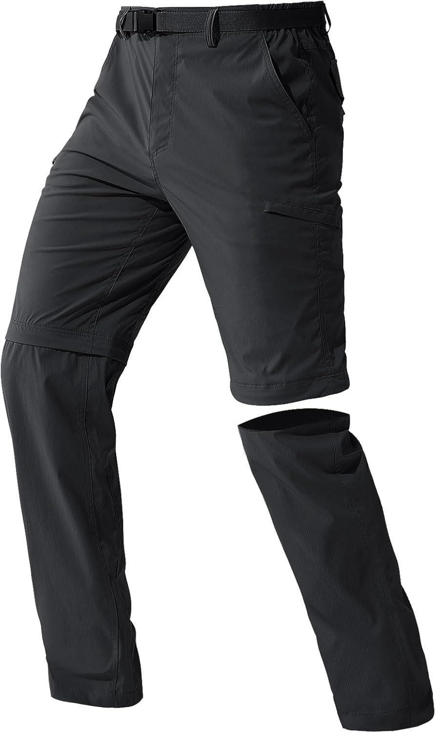 FREE SOLDIER Men's Outdoor Convertible Hiking Pants for Adventure