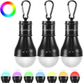 RGB Camping Lights 3-Pack - Portable Colorful Glow